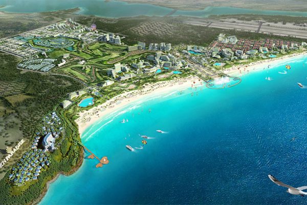 Vị trí Caraworld Cam Ranh chạy dài 5km biển bãi Dài